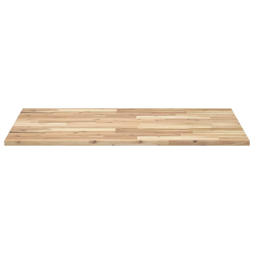 Tischplatte Rechteckig 80x70x2 cm Massivholz Akazie