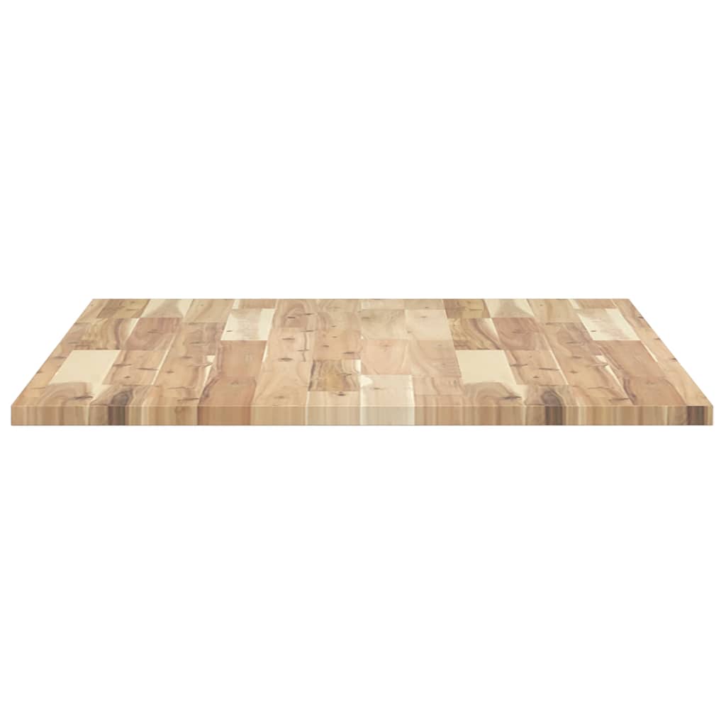 Tischplatte Rechteckig 80x70x2 cm Massivholz Akazie