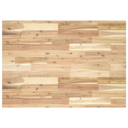 Tischplatte Rechteckig 100x70x2 cm Massivholz Akazie