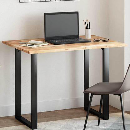 Tischplatte Rechteckig 100x70x2 cm Massivholz Akazie