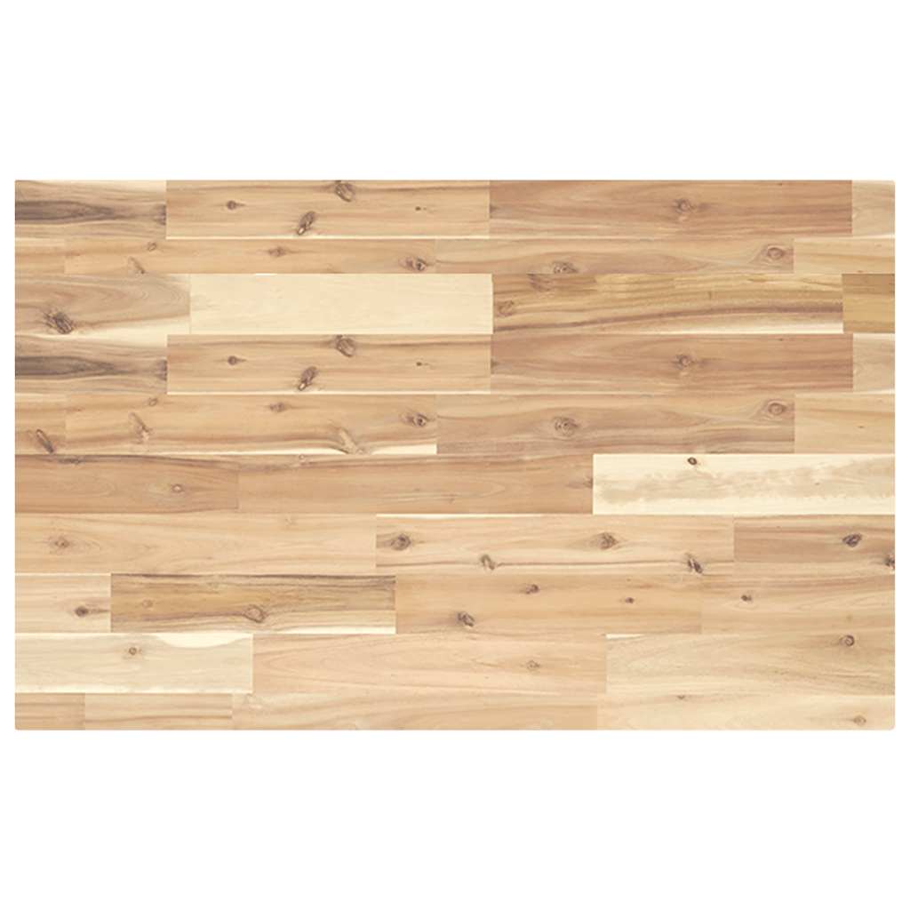Tischplatte Rechteckig 60x50x4 cm Massivholz Akazie