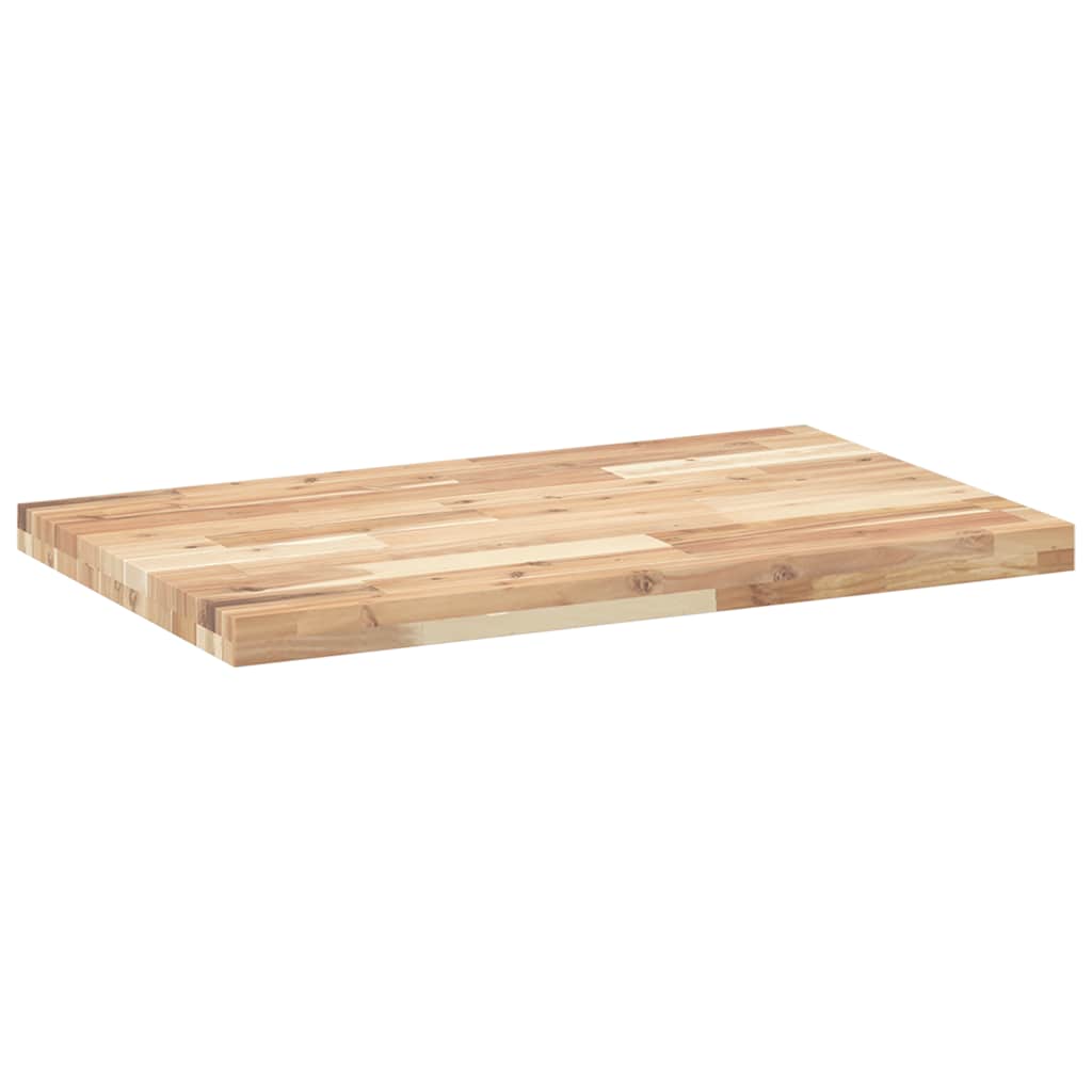 Tischplatte Rechteckig 60x50x4 cm Massivholz Akazie