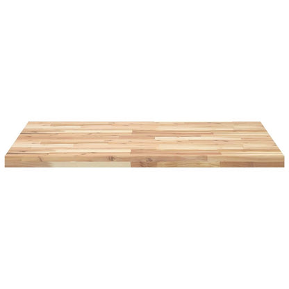 Tischplatte Rechteckig 100x80x4 cm Massivholz Akazie
