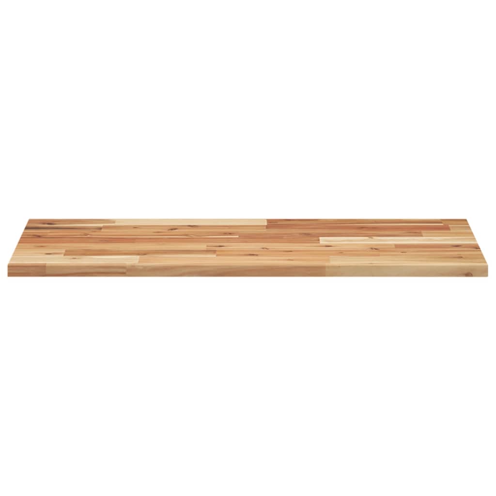 Tischplatte Rechteckig 80x40x2 cm Massivholz Akazie