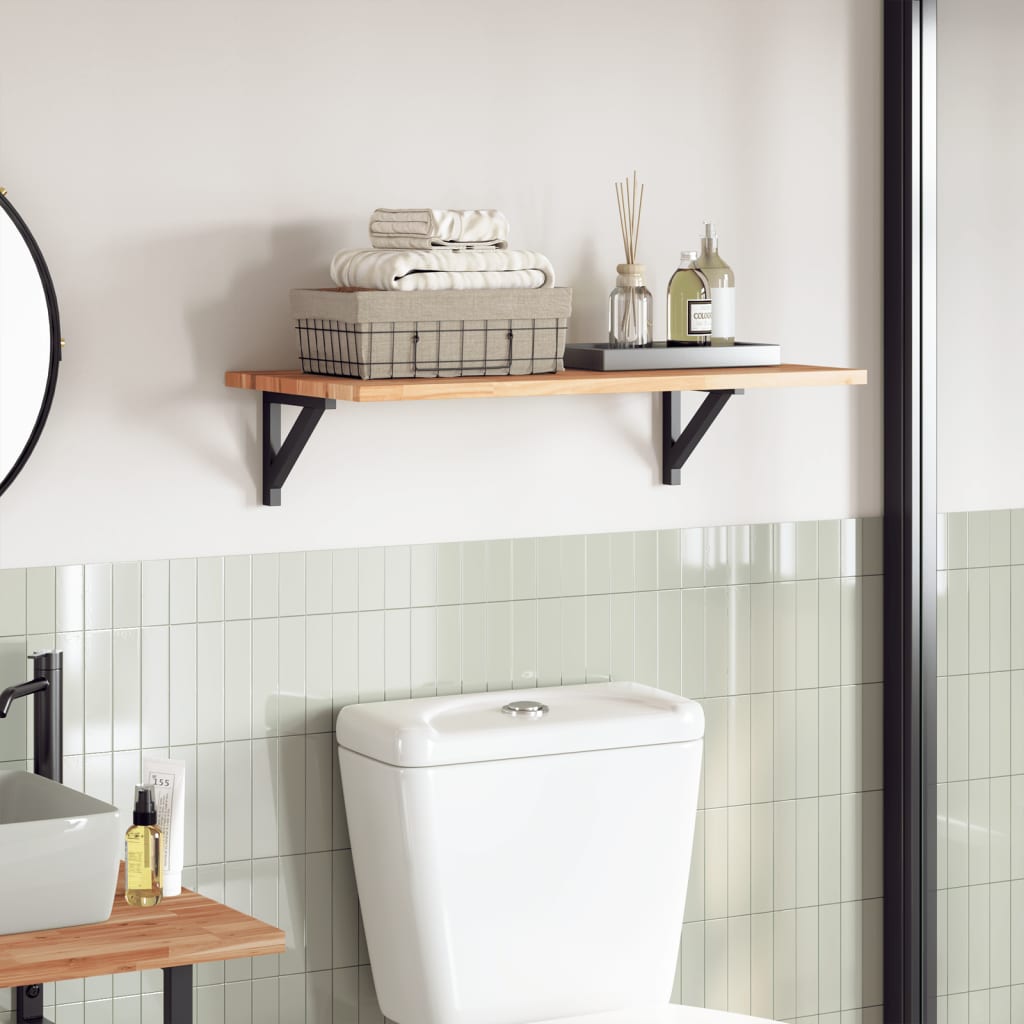 Tischplatte Rechteckig 100x40x2 cm Massivholz Akazie