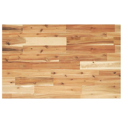 Tischplatte Rechteckig 60x50x2 cm Massivholz Akazie