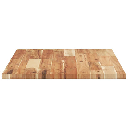 Tischplatte Rechteckig 60x50x2 cm Massivholz Akazie
