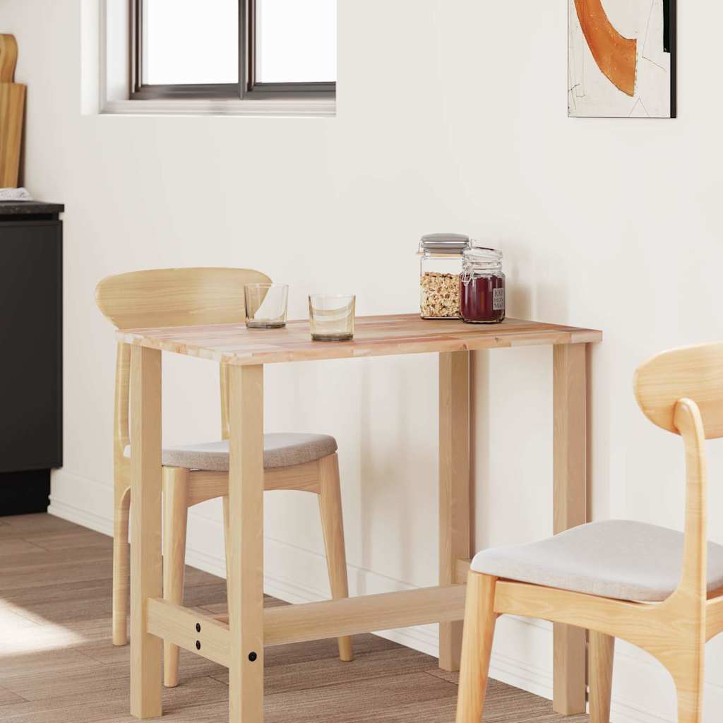 Tischplatte Rechteckig 100x60x2 cm Massivholz Akazie