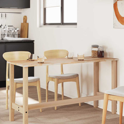 Tischplatte Rechteckig 120x60x2 cm Massivholz Akazie