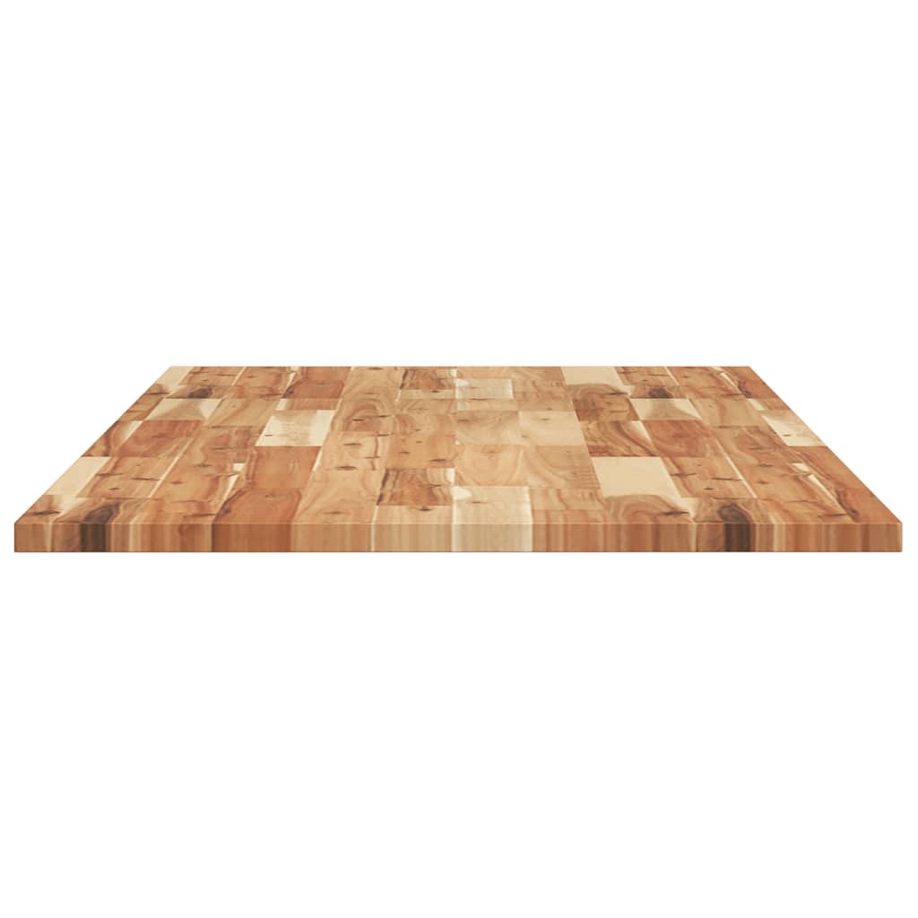 Tischplatte Rechteckig 120x60x2 cm Massivholz Akazie