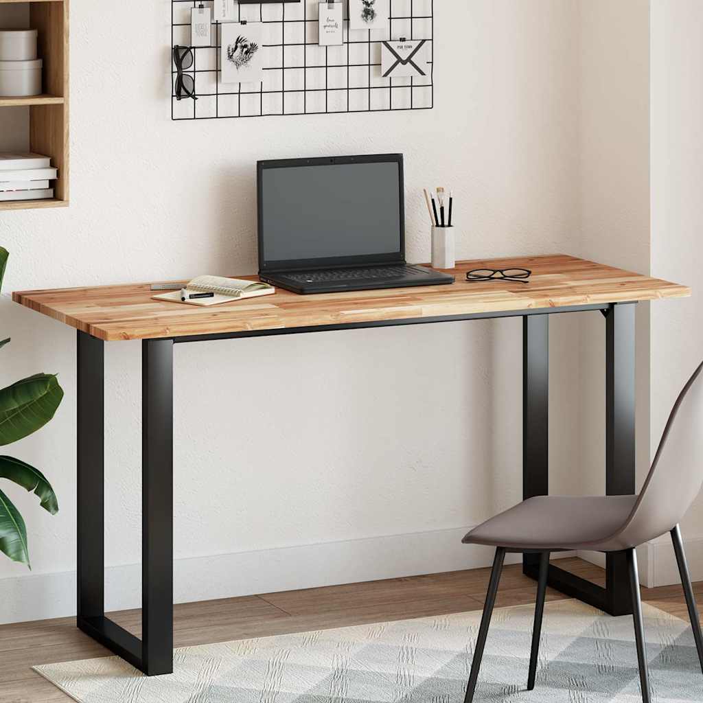 Tischplatte Rechteckig 120x60x2 cm Massivholz Akazie