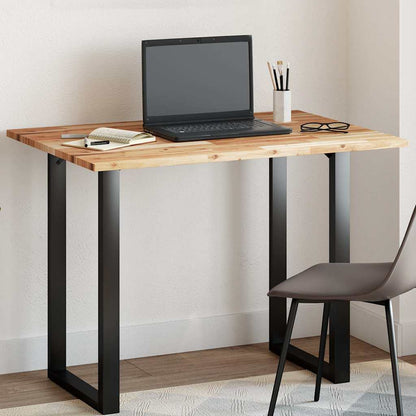 Tischplatte Rechteckig 100x70x2 cm Massivholz Akazie