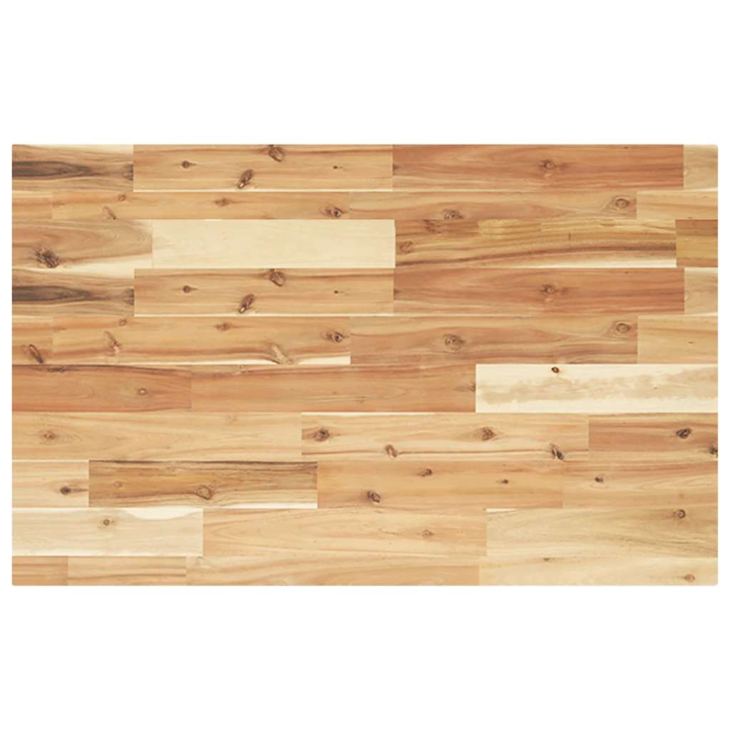 Tischplatte Rechteckig 60x50x4 cm Massivholz Akazie