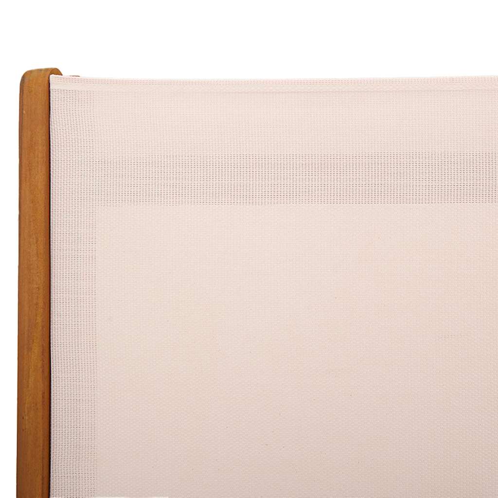Klappstühle, 2 Stück, Massivholz Akazie und Textilene