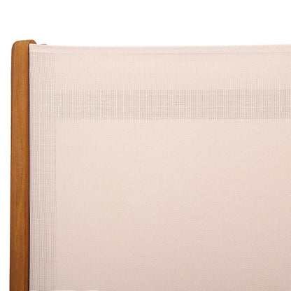 Klappstühle, 2 Stück, Massivholz Akazie und Textilene