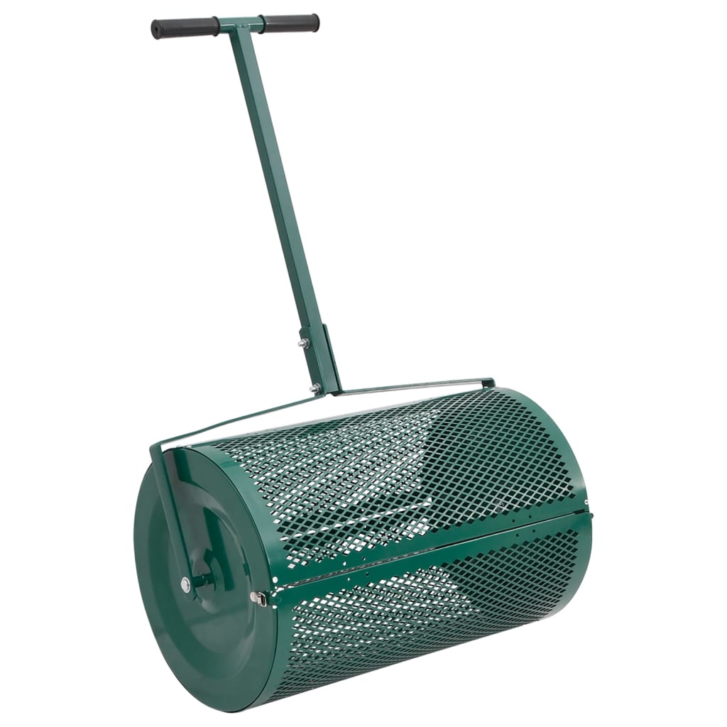 Kompost-Streuer 75L Grün Ø40x60 cm Stahl