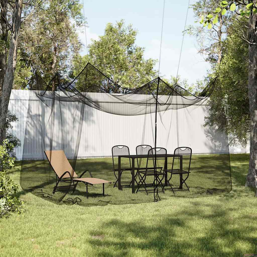 Moskitonetz für draußen 220 Mesh Schwarz 300x300x250 cm