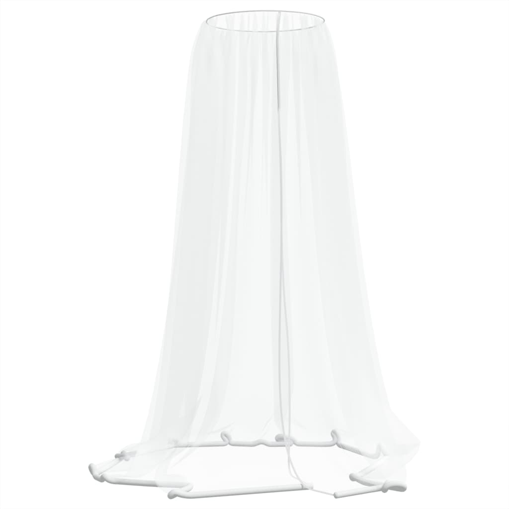 Moustiquaire pour parasol 220 mailles blanc Φ300x230 cm