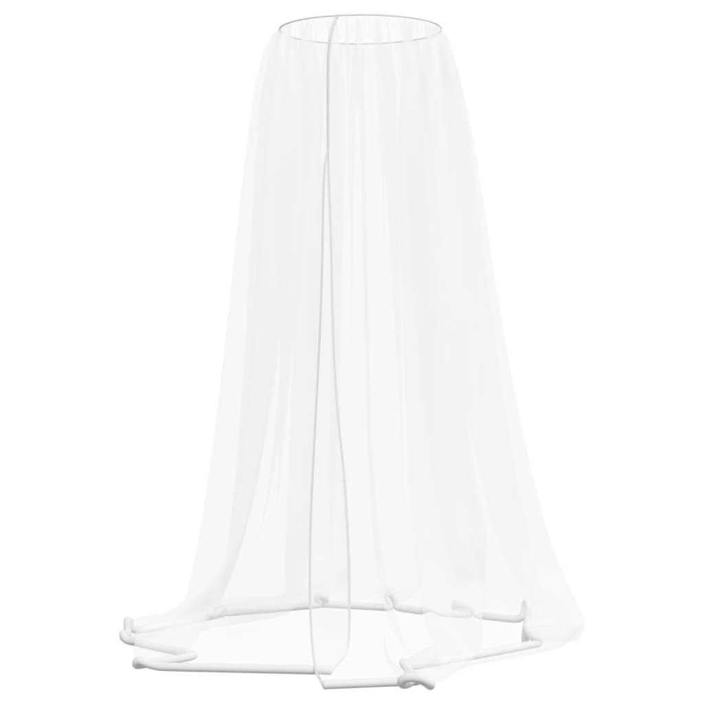 Moustiquaire pour parasol 220 mailles blanc Φ300x230 cm