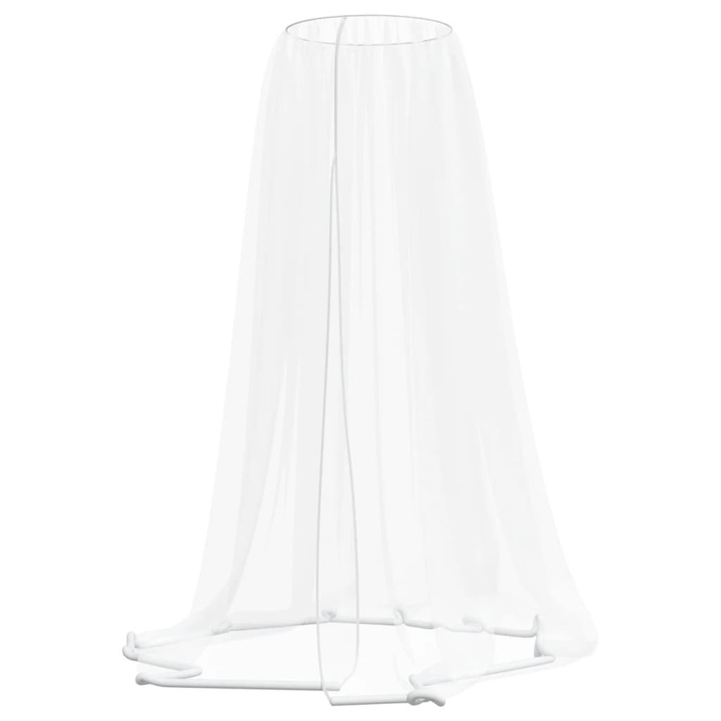 Moustiquaire pour parasol 220 mailles blanc Φ330x250 cm