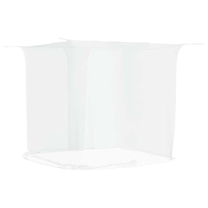 Moskitonetz zum Aufhängen 156 Mesh Weiß 220x120x150 cm