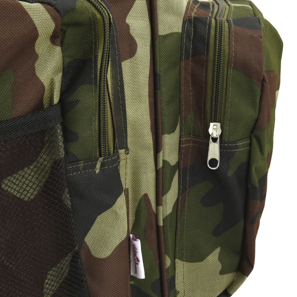 Sac de pêche imperméable en tissu Oxford camouflage vert