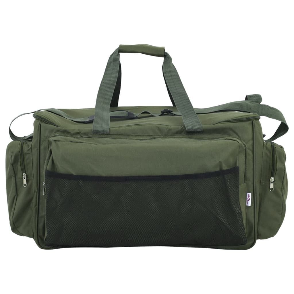 Sac de pêche imperméable en tissu Oxford vert foncé