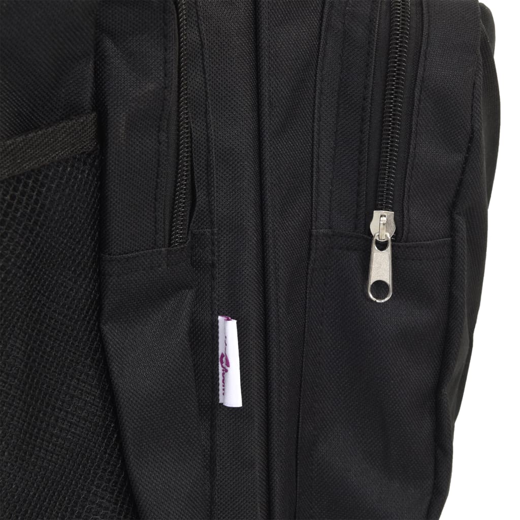 Angeltasche Wasserdicht Schwarz Oxford-Gewebe