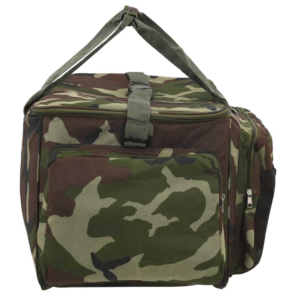 Sac de pêche imperméable en tissu Oxford camouflage vert