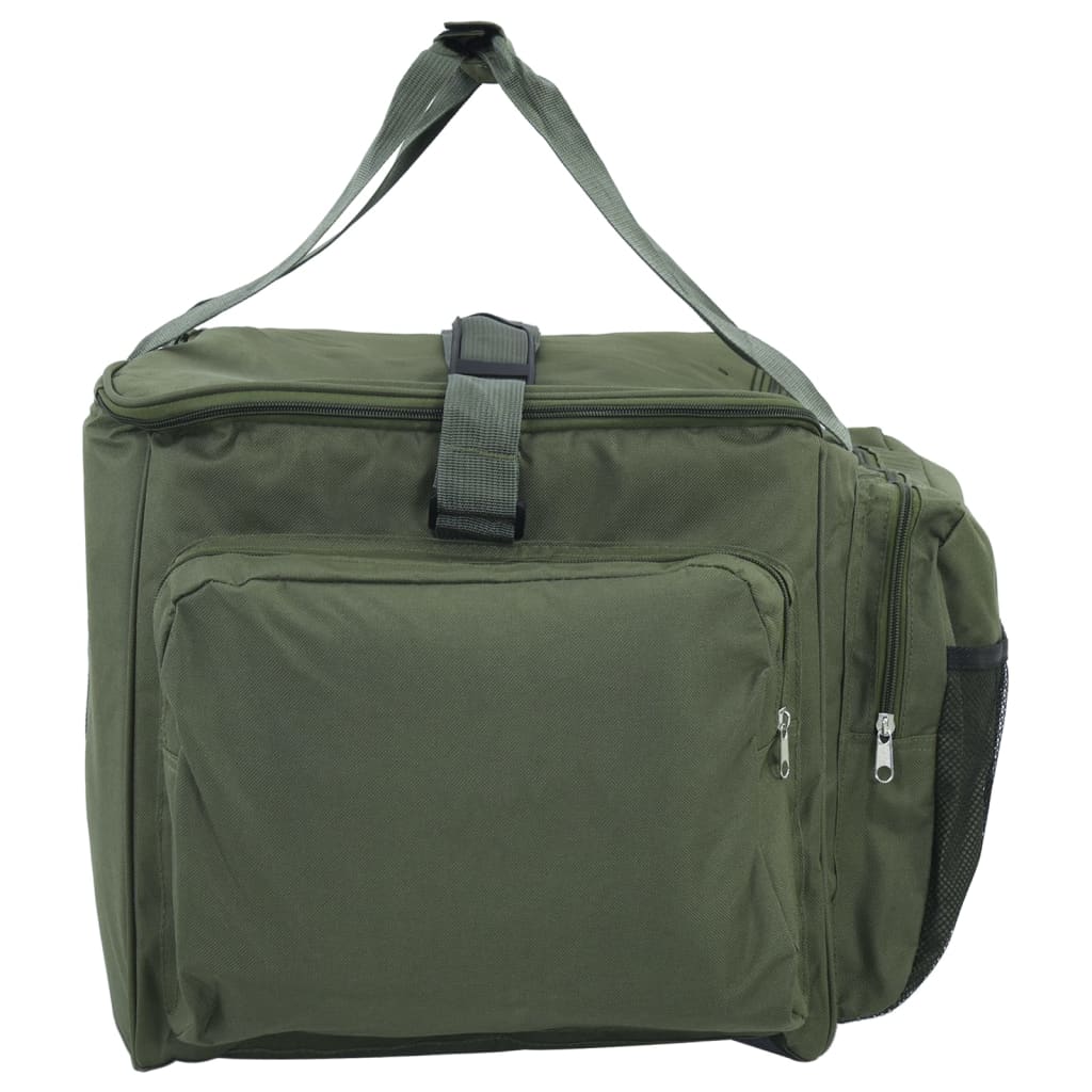 Sac de pêche imperméable en tissu Oxford vert foncé