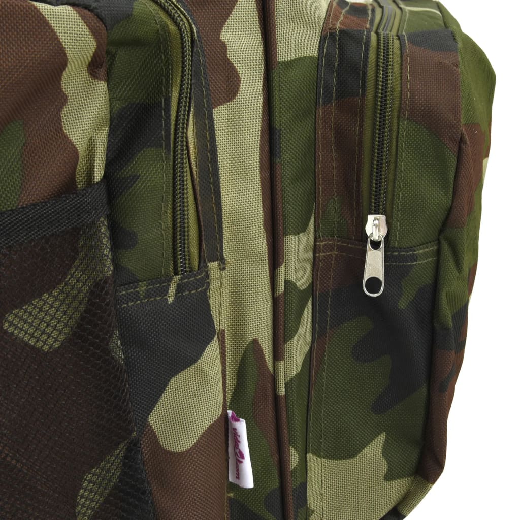 Sac de pêche imperméable en tissu Oxford camouflage vert