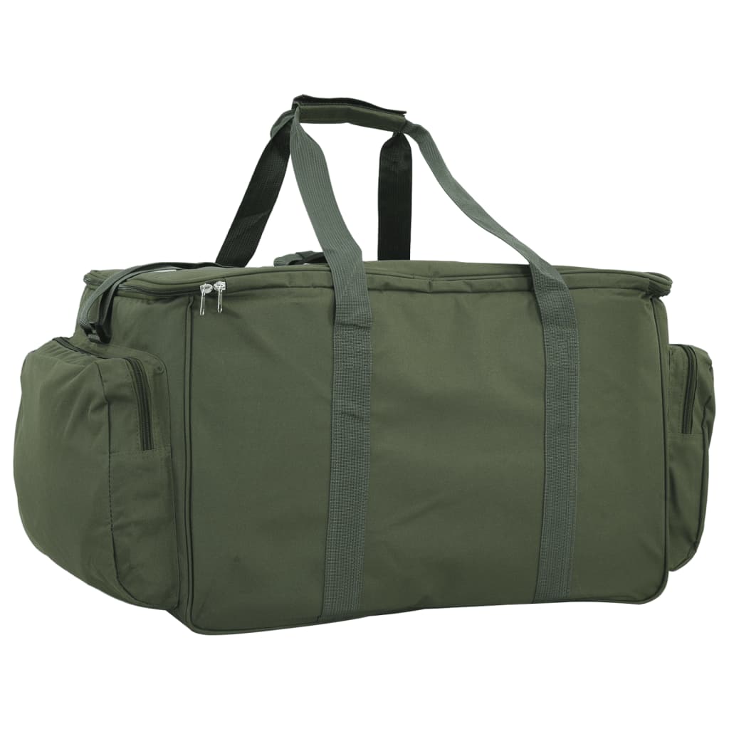 Sac de pêche imperméable en tissu Oxford vert foncé