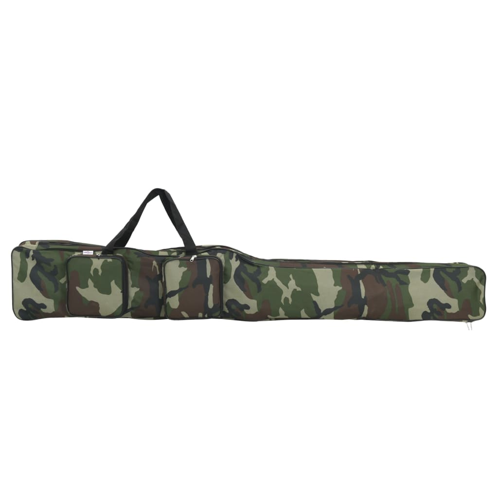 Sac pour canne à pêche camouflage vert 160 cm tissu Oxford