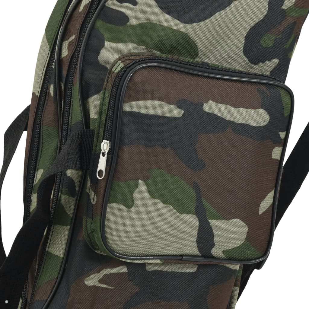 Sac pour canne à pêche camouflage vert 160 cm tissu Oxford