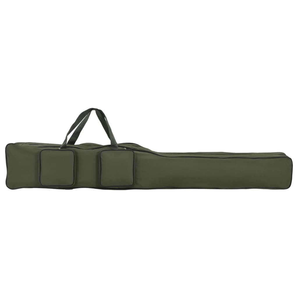 Sac pour canne à pêche vert foncé 160 cm tissu Oxford