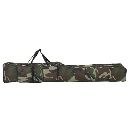 Sac pour canne à pêche camouflage vert 150 cm tissu Oxford