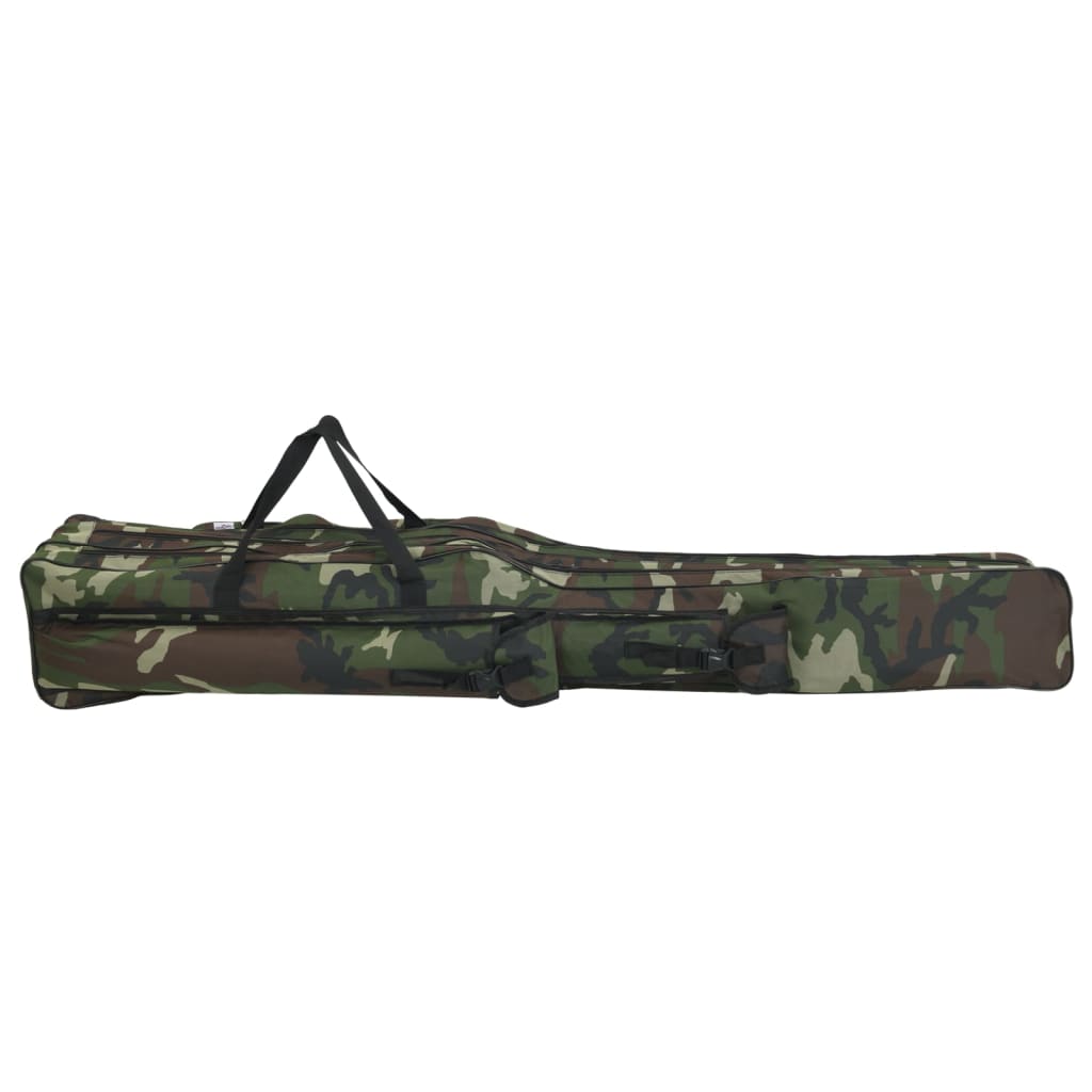 Sac pour canne à pêche camouflage vert 150 cm tissu Oxford