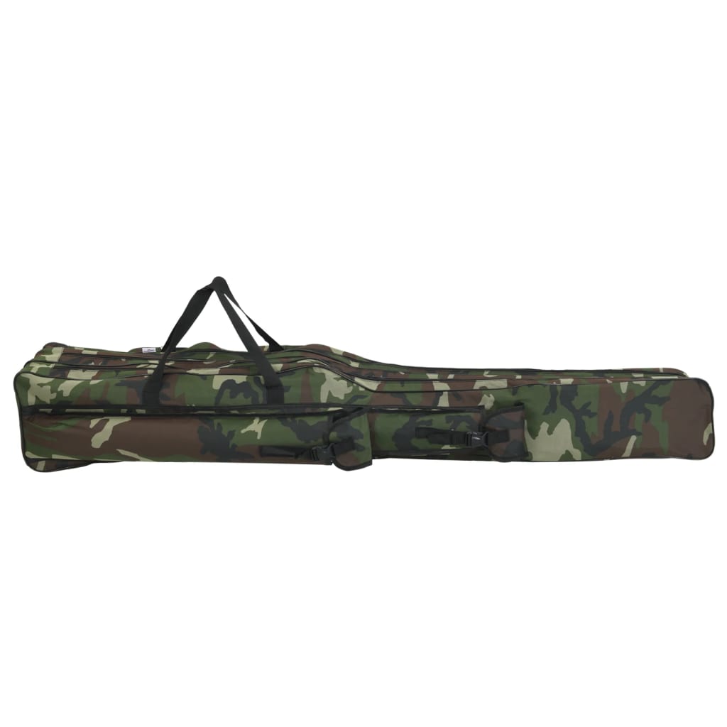 Sac pour canne à pêche camouflage vert 160 cm tissu Oxford