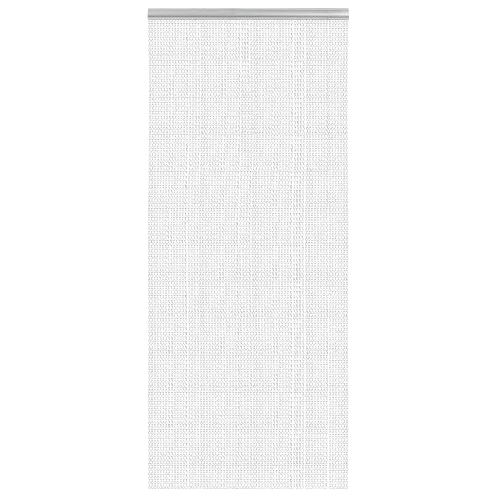 Türvorhang aus Ketten 90x200 cm Aluminium