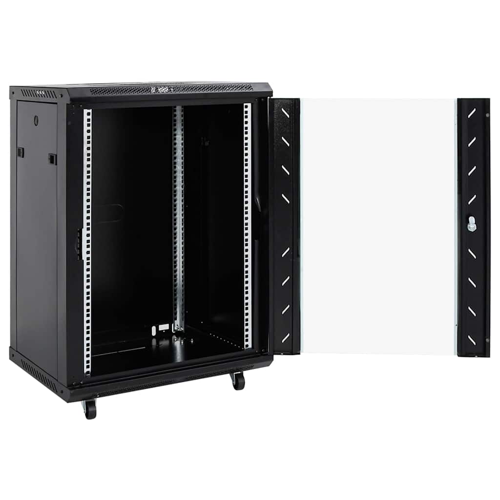 15HE Netzwerkschrank mit Schwenkfüßen 19" IP20 60x45x86 cm