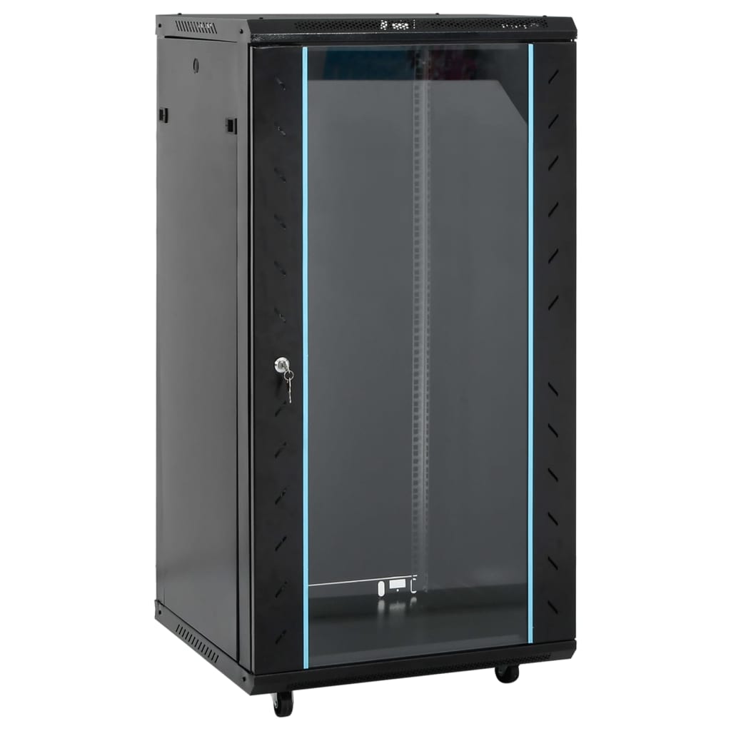 22HE Netzwerkschrank mit Schwenkfüßen 19" IP20 60x60x120 cm