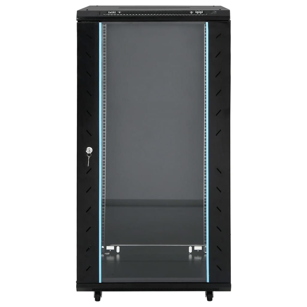 22HE Netzwerkschrank mit Schwenkfüßen 19" IP20 60x60x120 cm