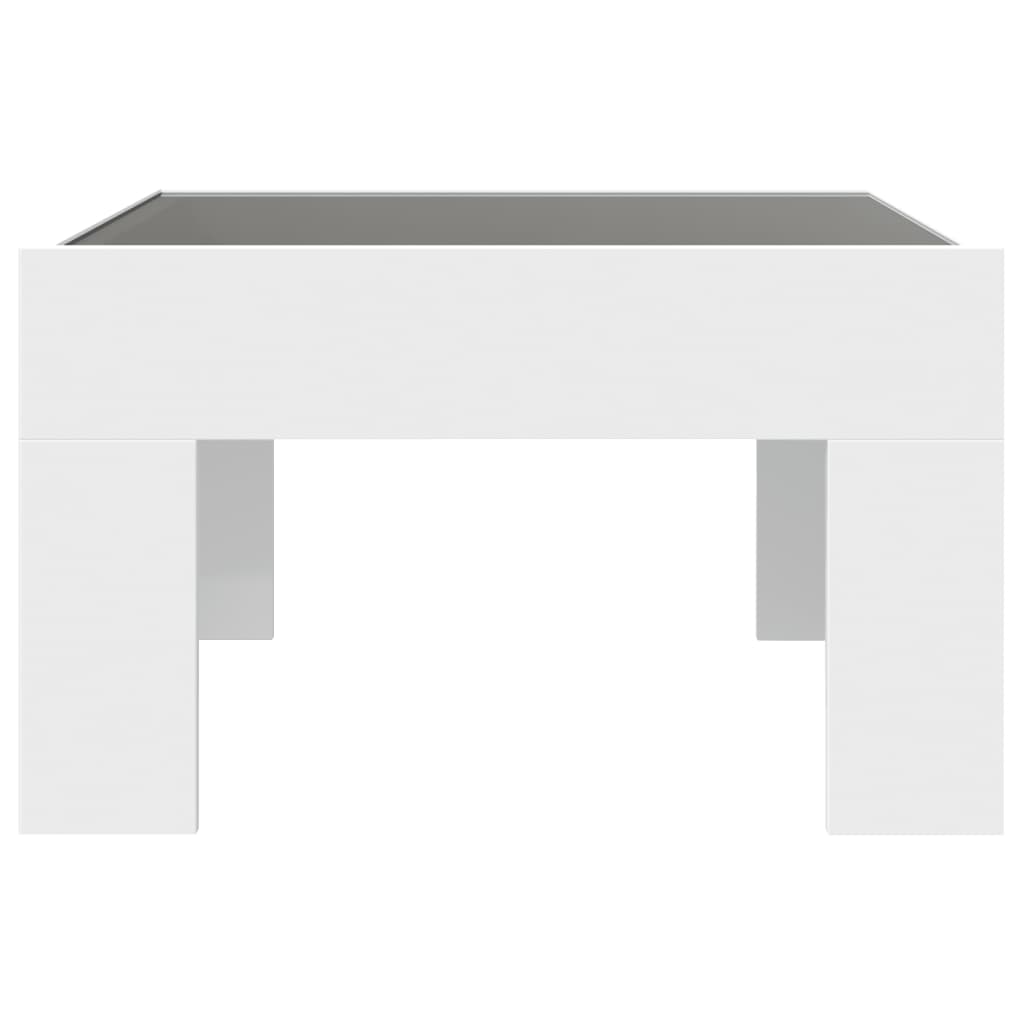 Table basse avec Infinity LED blanc 50x50x30 cm
