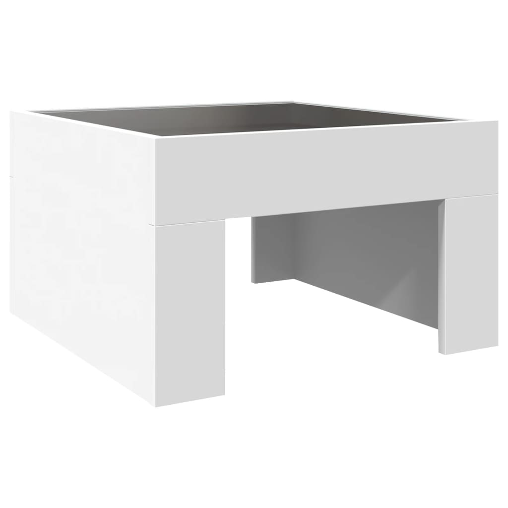 Table basse avec Infinity LED blanc 50x50x30 cm