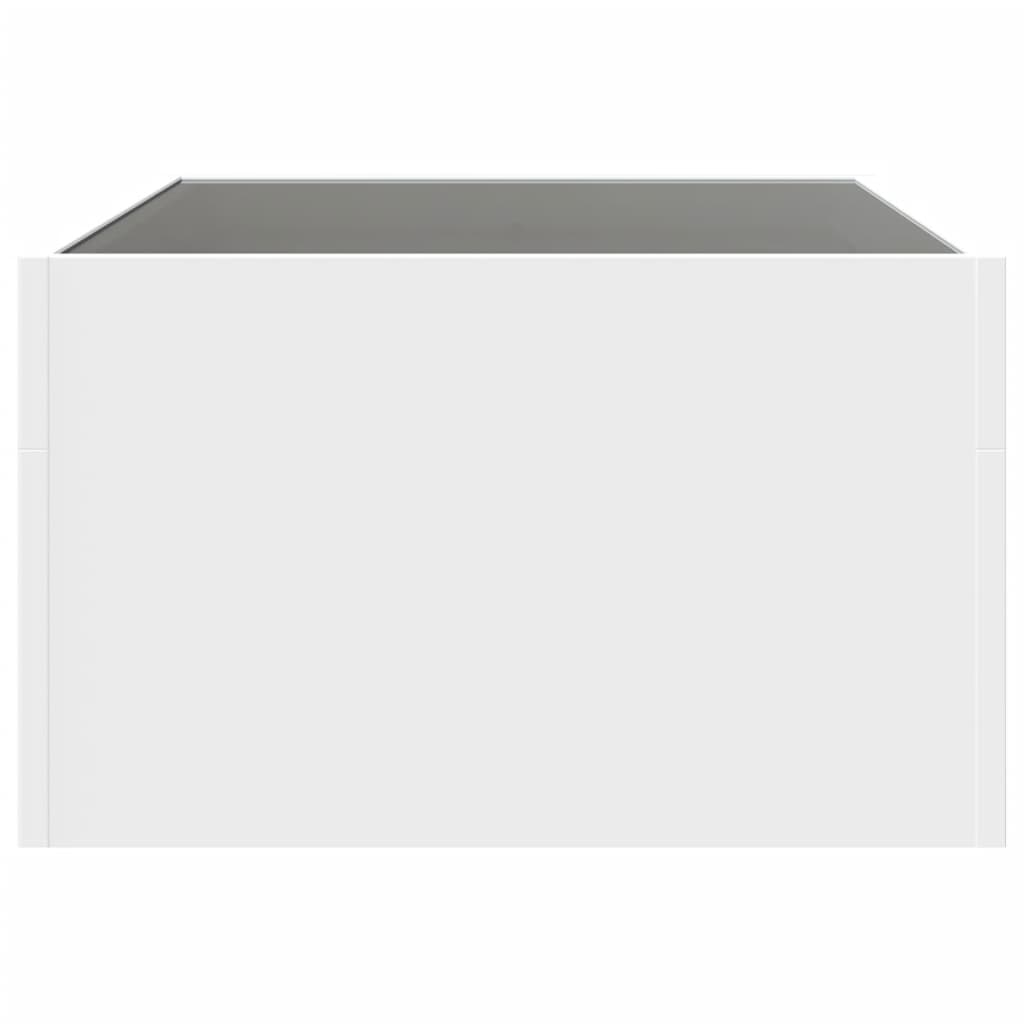 Table basse avec Infinity LED blanc 70x50x30 cm