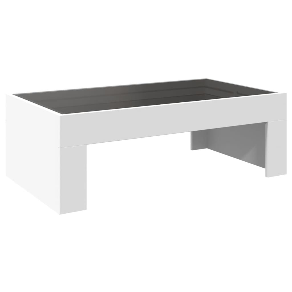 Table basse avec Infinity LED blanc 90x50x30 cm