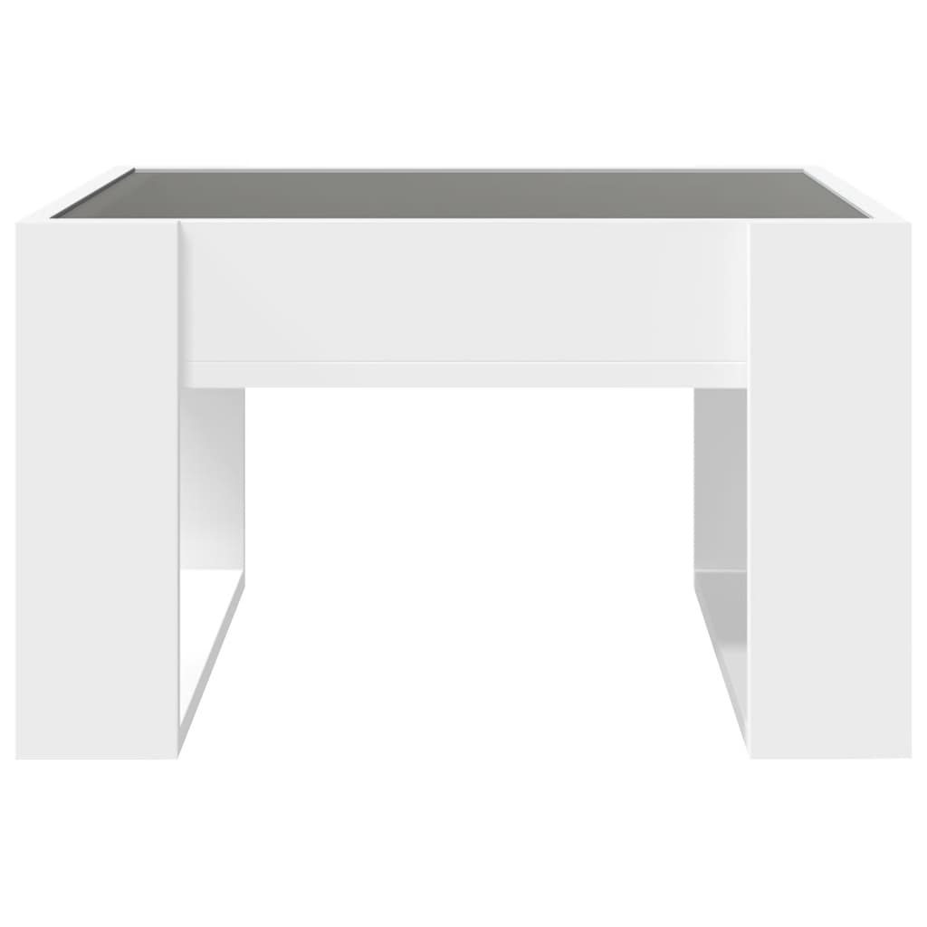 Table basse avec Infinity LED blanc 50x53x30 cm