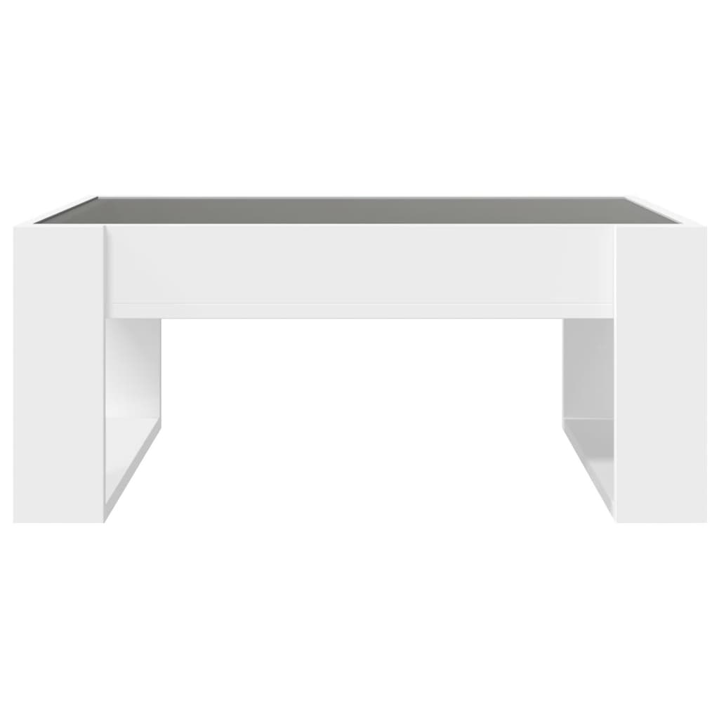 Table basse avec Infinity LED blanc 70x53x30 cm