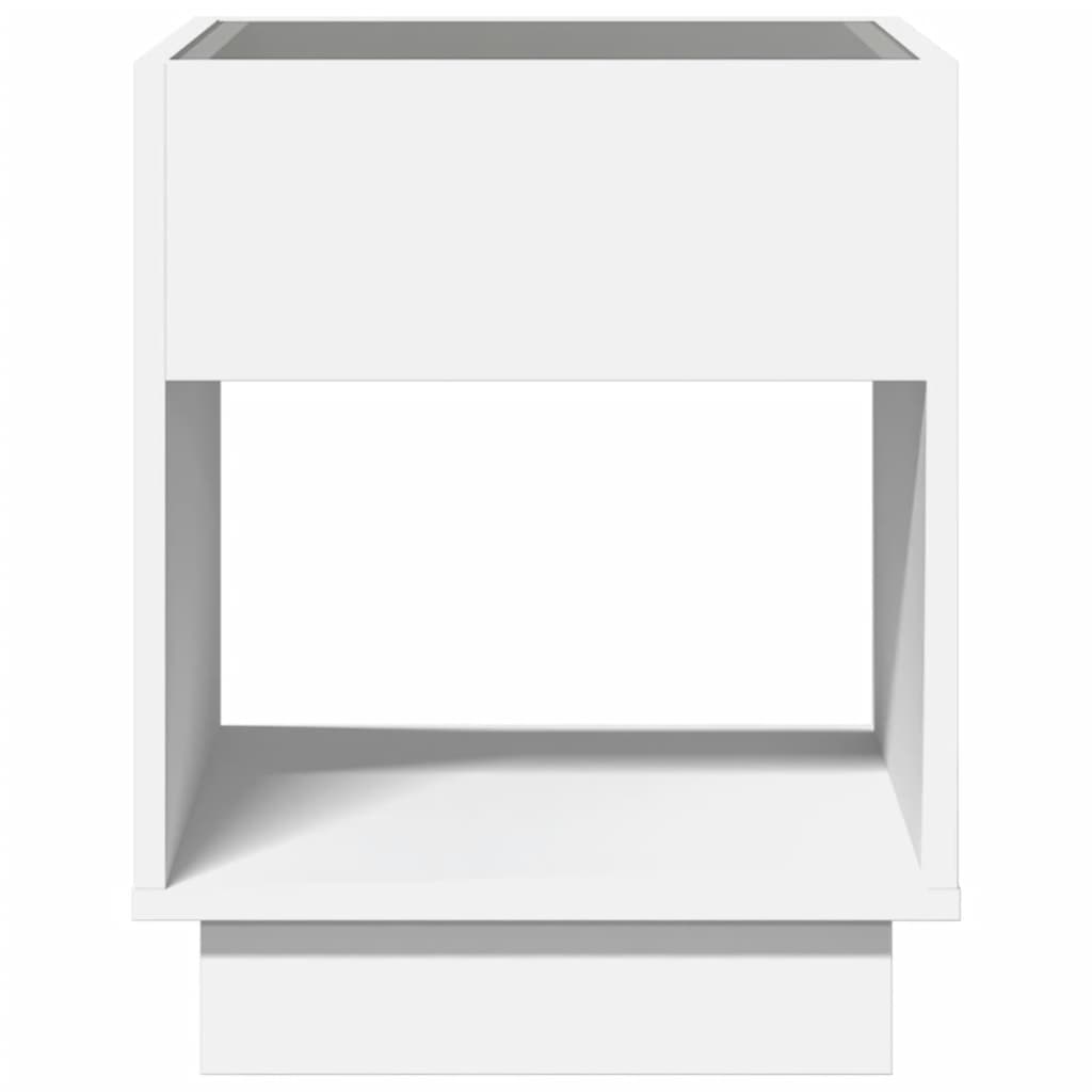 Table basse avec Infinity LED blanc 40x40x50 cm