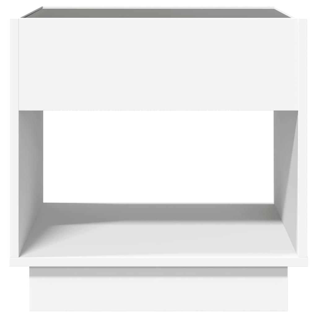 Table basse avec Infinity LED blanc 50x50x50 cm